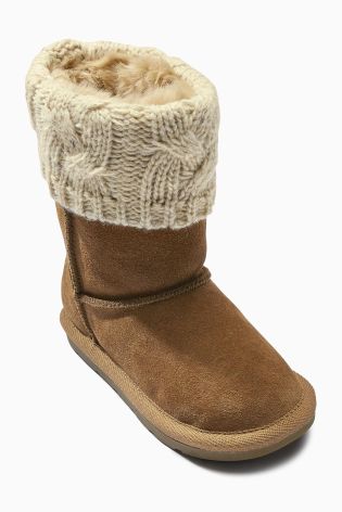Knit Pull-On Boots (Younger Girls)